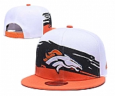 Broncos Team Logo White Orange Adjustable Hat GS,baseball caps,new era cap wholesale,wholesale hats